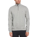 Fleece 1/4 Zip Knit - Rain Heather