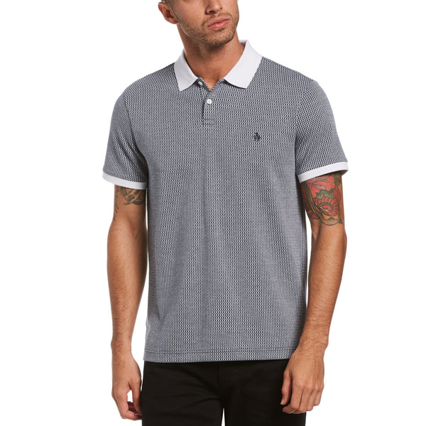 Jacquard Polo - Dark Sapphire