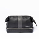 Graphite Band Wash Bag - Black