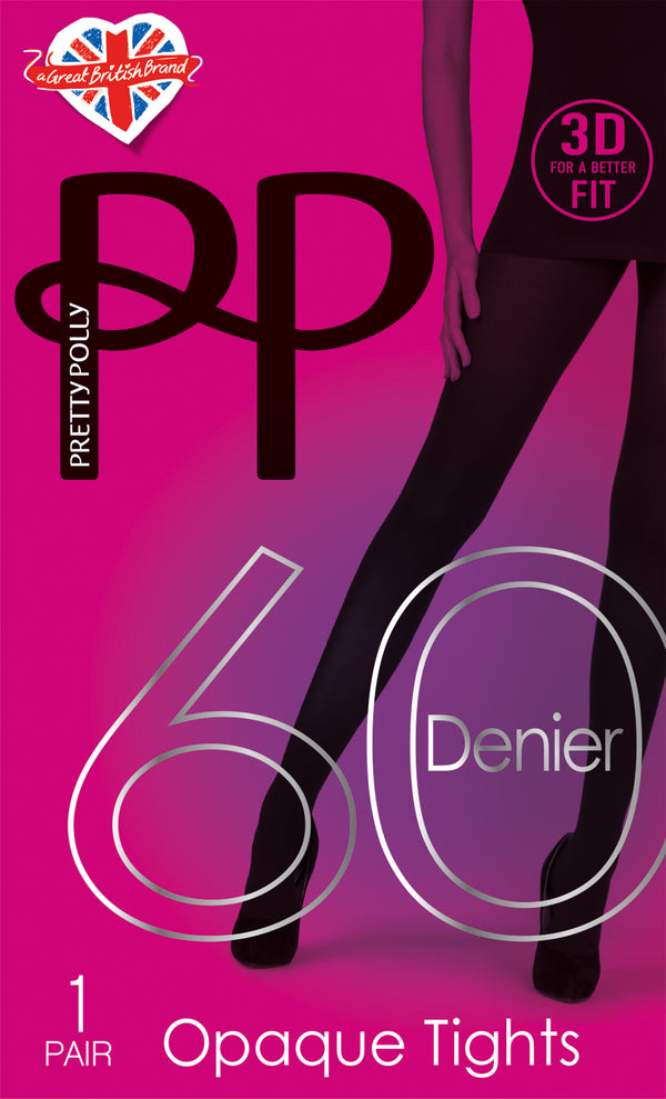60 Denier Opaque Tights - Navy