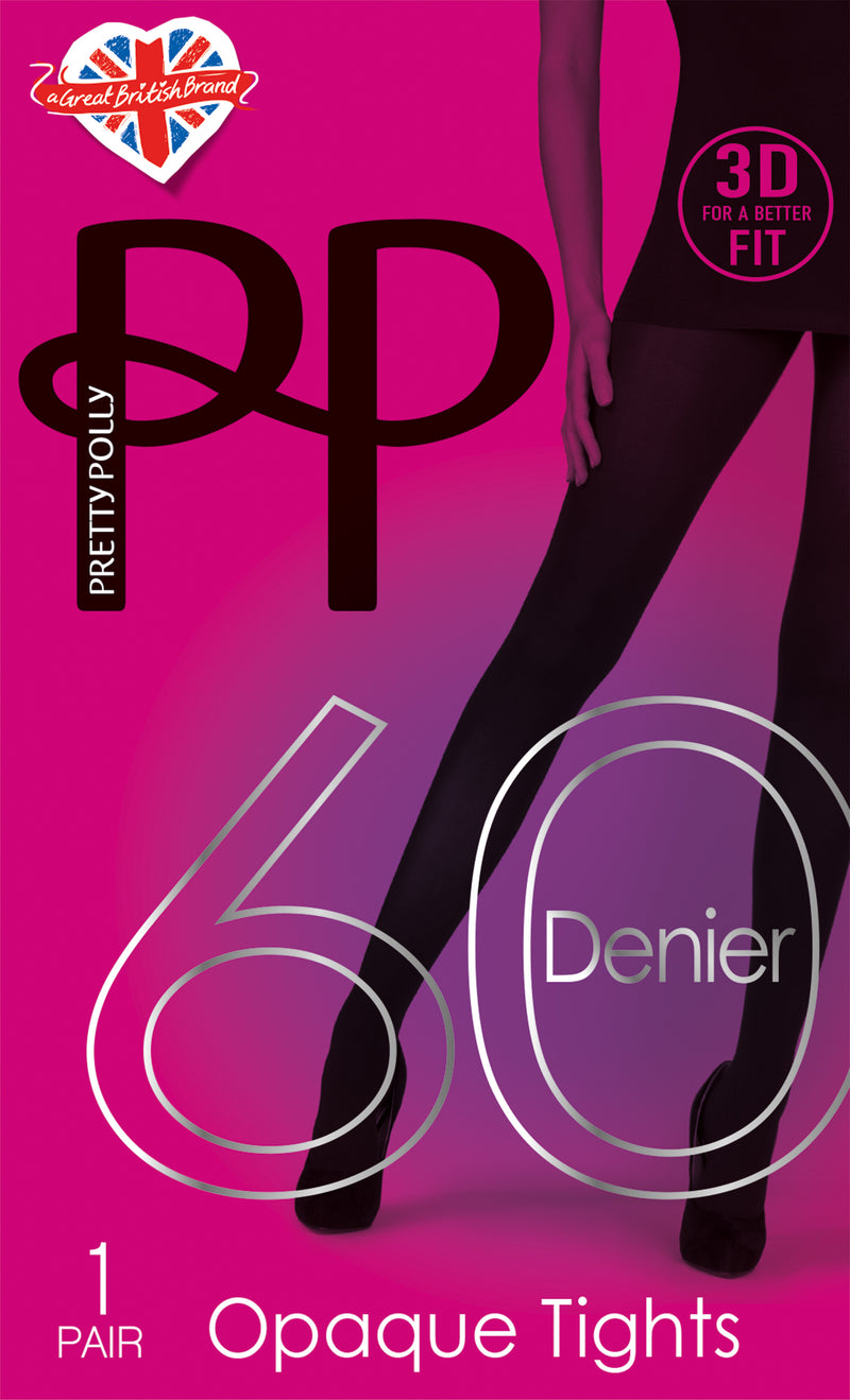 60 Denier Opaque Tights - Navy