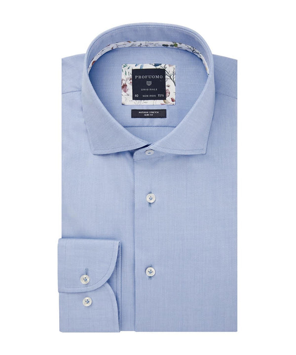 Twill Cutaway Shirt - Blue