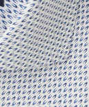 Twill Cutaway Print Shirt - Navy