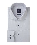 Twill Cutaway Print Shirt - Navy