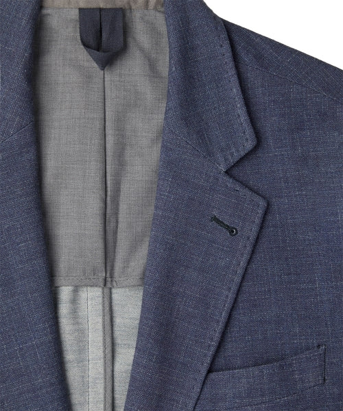 Profuomo Hopsack Blazer - Navy