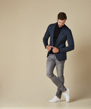 Hopsack Blazer - Navy