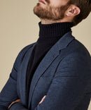 Hopsack Blazer - Navy