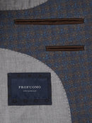 Check Blazer - Brown