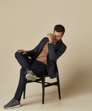 Check Blazer - Brown