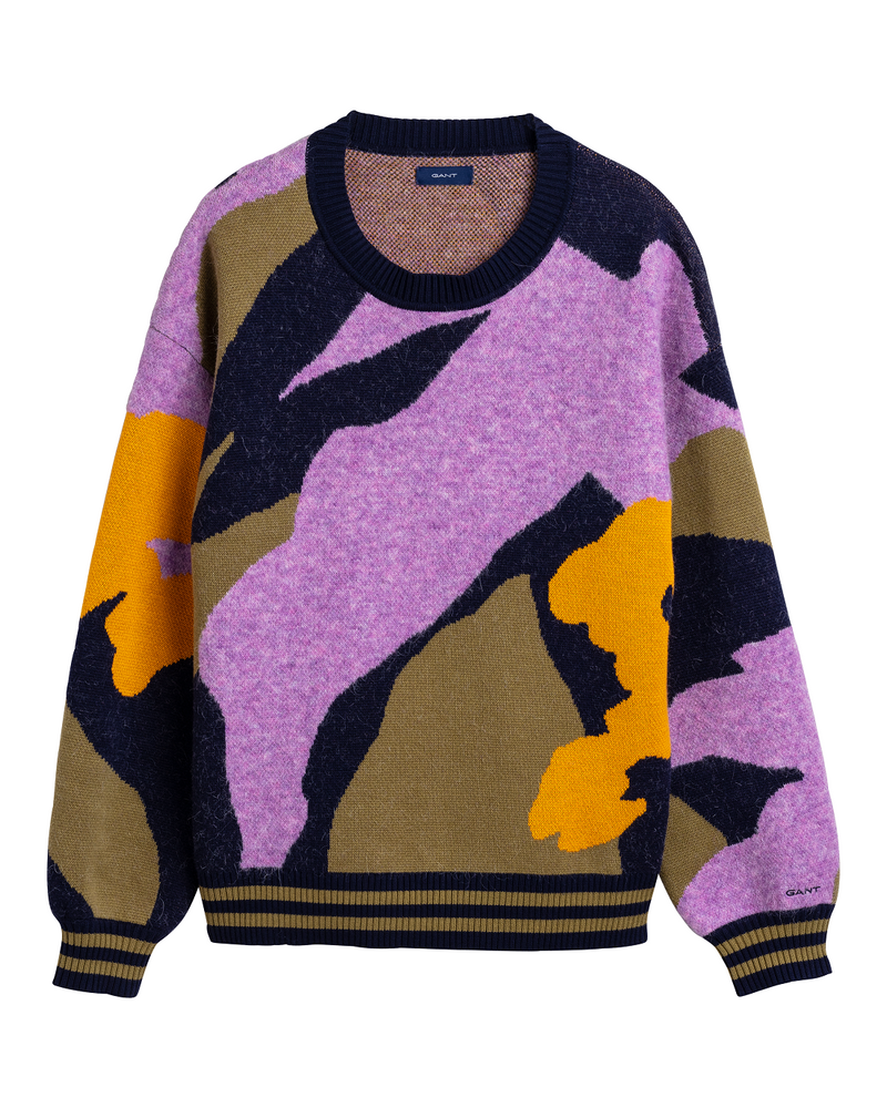 Splendid Floral Crew - Classic Blue