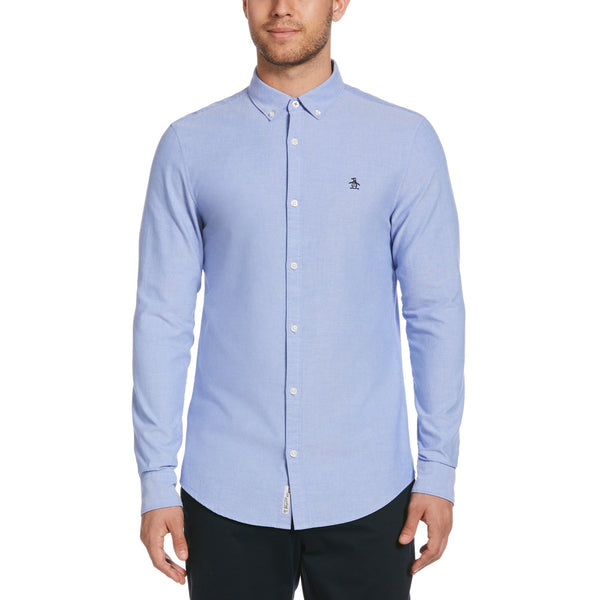 Core Long Sleeve Oxford Shirt - Amparo Blue