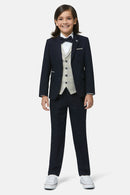 Paris 3 Piece Suit - Navy