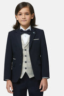 Paris 3 Piece Suit - Navy