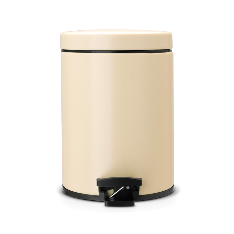 5 Litre Pedal Bin - Almond