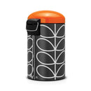 Orla Kiely 12 Litre Pedal Bin Charcoal