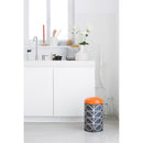 Orla Kiely 12 Litre Pedal Bin Charcoal