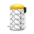 Orla Kiely 12 Litre Pedal Bin Cream