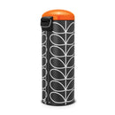 Orla Kiely Retro Slimline Bin 20 Litre Charcoal