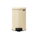 Newlcon 12-Litre Pedal Bin Silent - Almond