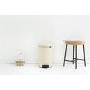Newlcon 12-Litre Pedal Bin Silent - Almond