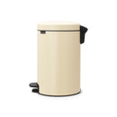 Newlcon 12-Litre Pedal Bin Silent - Almond