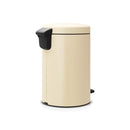 Newlcon 12-Litre Pedal Bin Silent - Almond