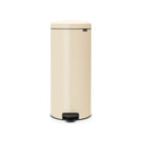 Newlcon 30 Litre Pedal Bin - Almond