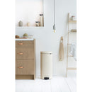 Newlcon 30 Litre Pedal Bin - Almond