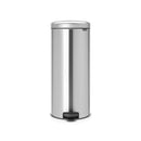 Newlcon 30 Litre Pedal Bin - Matt Steel