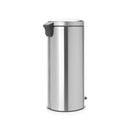 30L Touch Bin Matt Steel Finger Proof