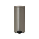 Newlcon 30 Litre Pedal Bin - Platinum