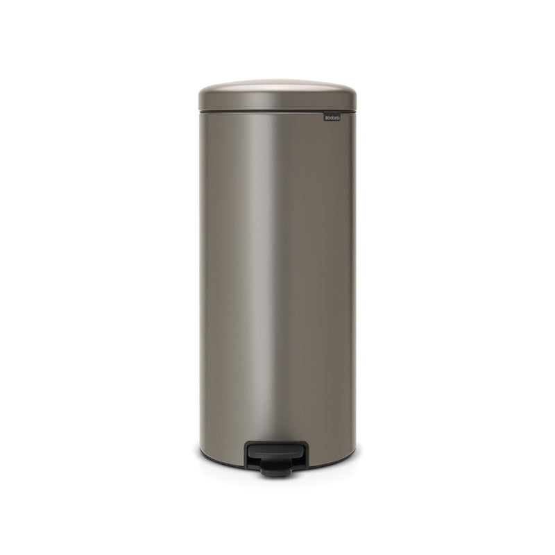 Newlcon 30 Litre Pedal Bin - Platinum