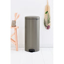 Newlcon 30 Litre Pedal Bin - Platinum