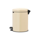 Newlcon 5 Litre Pedal Bin - Almond