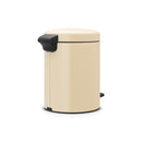 Newlcon 5 Litre Pedal Bin - Almond