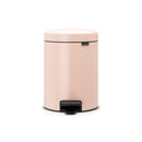 Newlcon 12-Litre Pedal Bin Soft Closing - Clay Pink