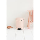 Newlcon 5-Litre Pedal Bin Soft Closing - Clay Pink