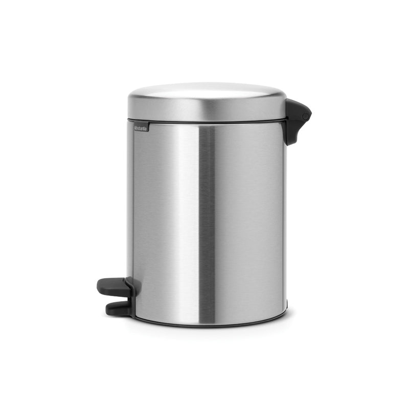 Newlcon 5 Litre Pedal Bin - Matt Steel
