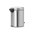 Newlcon 5 Litre Pedal Bin - Matt Steel