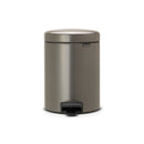 Newlcon 5 Litre Pedal Bin - Platinum