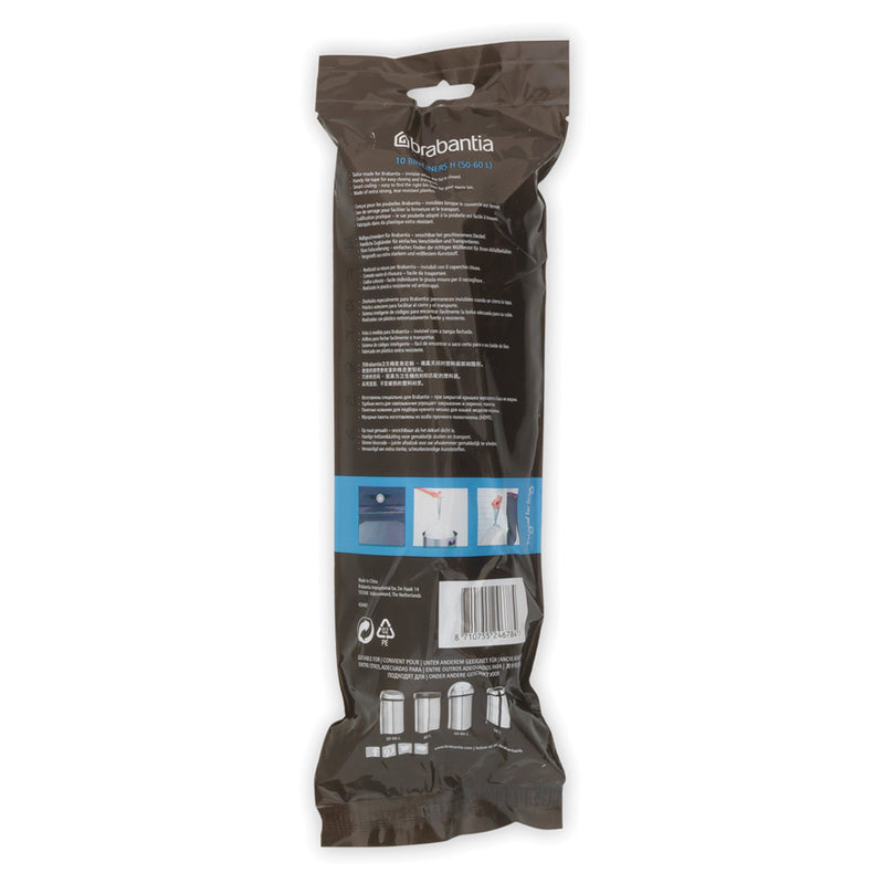 10  Bin Liners Size H