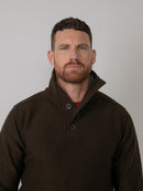 3 Button Knit - Desert Palm