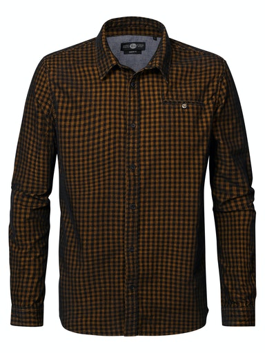 Long Sleeve Check Shirt - Mineral Yellow