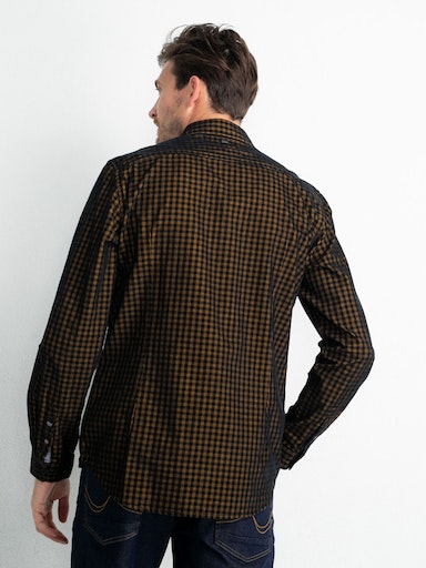 Long Sleeve Check Shirt - Mineral Yellow