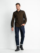 Long Sleeve Check Shirt - Mineral Yellow