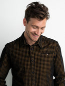 Long Sleeve Check Shirt - Mineral Yellow