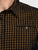 Long Sleeve Check Shirt - Mineral Yellow