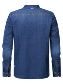 Long Sleeve Denim Shirt - Dark Indigo