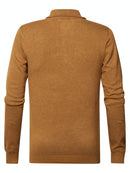 1/4 Zip Knit - Dark Gold
