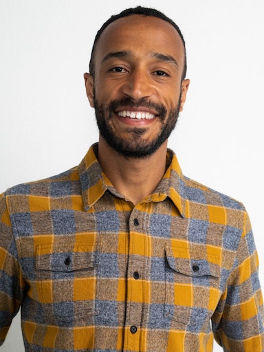 Long Sleeve Check Shirt - Dark Gold